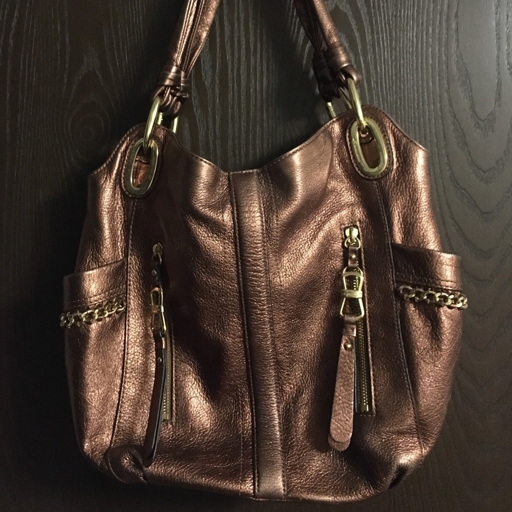B. Makowsky Copper Purse